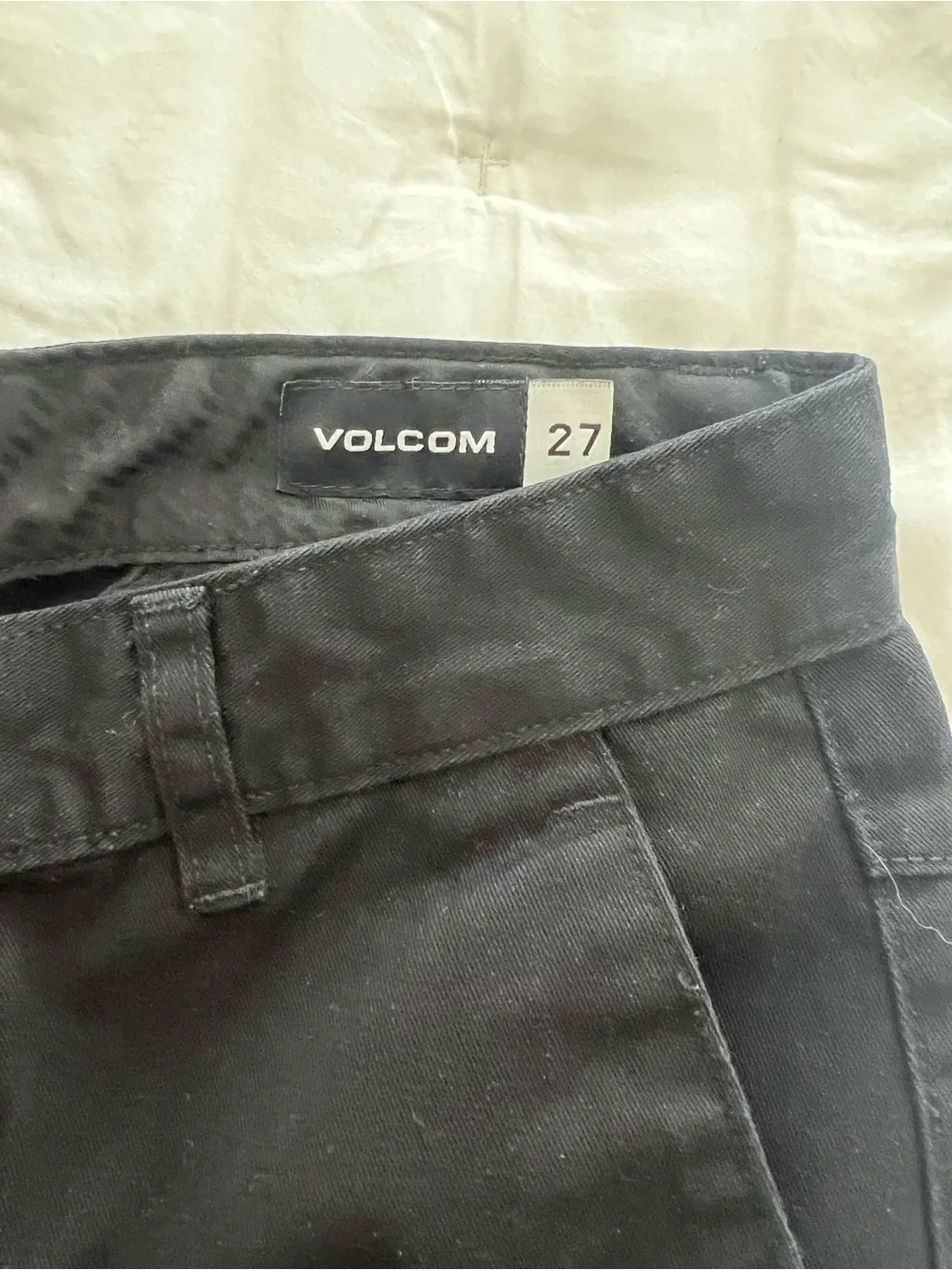 Lot of Volcom Men's Black Straight Chinos